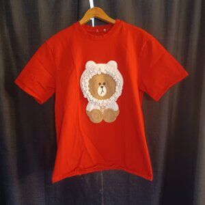 Brown Bear Tee Size S - Never Worn